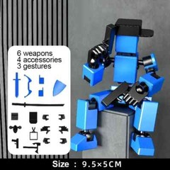 3d Printed Robot Toy Articulated Movable Action Figure Shapeshift dummy toys Kit