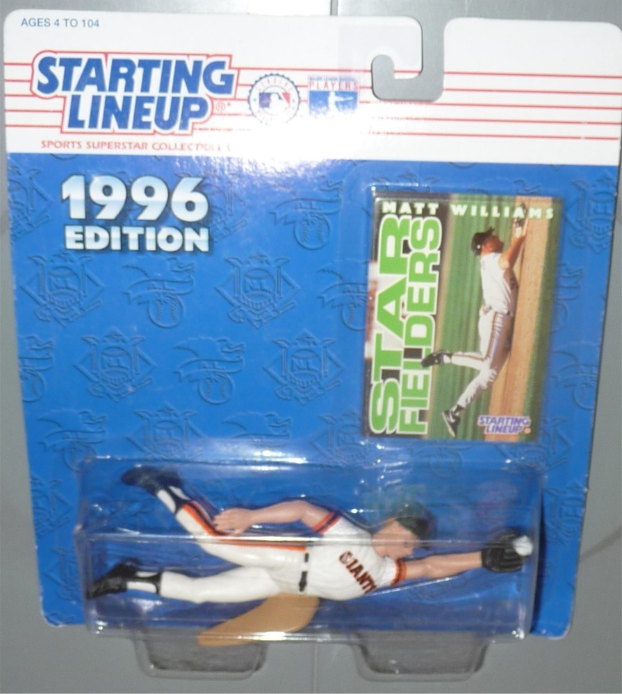 MATT WILLIAMS San Francisco Giants MLB 1996 Kenner Starting Lineup Figure READ