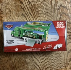 Disney Pixar CARS CHICK HICKS HAULER 1:55 TRUCK RARE VHTF SEMI TRAILER #86