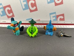 Pokemon Hasbro Marshtomp Cacturne Mudkip Starly 2004 Figures Lot 2″ Set of 4