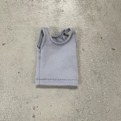SU-RG-TBTK-GR: 1/12 scale Grey tank top for 6″ medium to slim body