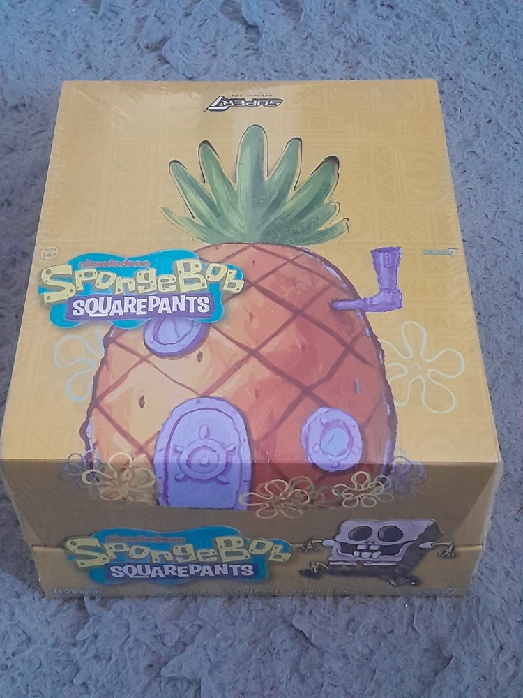 SpongeBob SquarePants Super 7 Wave 1 Blind Box Flat(contains 12 sealed Blind Box