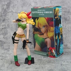24CM Dragon Ball Blonde Launch PVC Anime Figure Collectible Statue Model Toy Gif