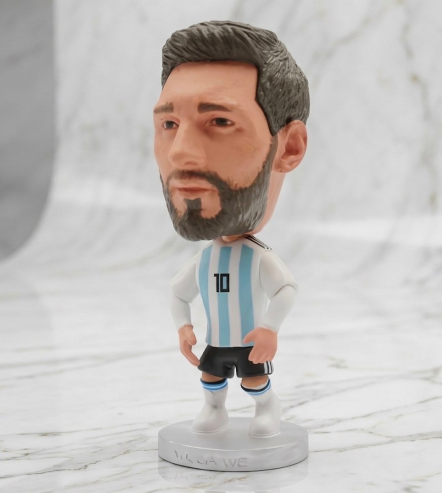 Lionel Messi Figure Argentina Messi 6.5cm Soccer Star Statue Football Doll Toy