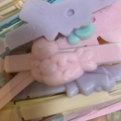Vintage Pastel Animal Barrettes 1987 Animals Colormates Color Mates Shalom Corp!