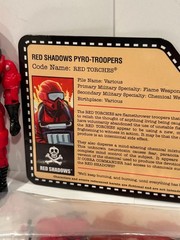 2010 GI JOE G.I.Joe Convention Joecon Red Torches Laser Vacation In The Shadows