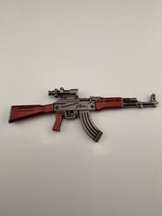 1/12 Scale Alloy AKM Ak47 Gun Assault Rifle Model for 6″ Action Figure Body