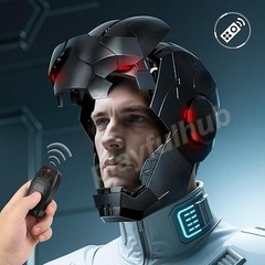 Iron Man Black Mask Cosplay AUTOKING MK5 1:1 Helmet Wearable Voice-control