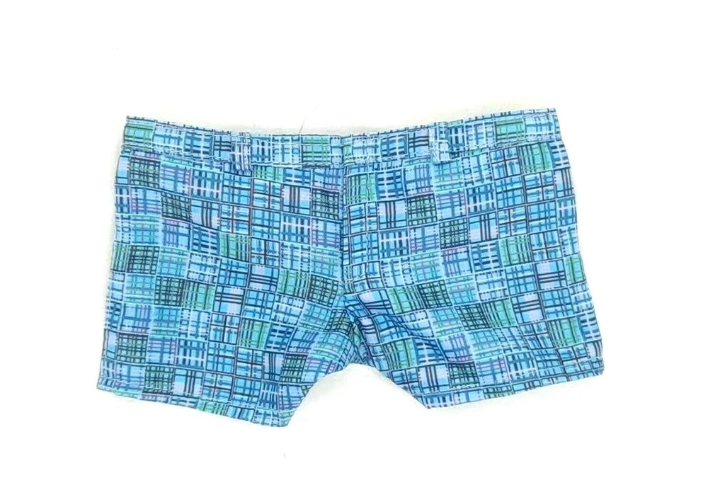 SU-KS-PT-BU: Fabric Blue Beach Shorts for McFarlane King Shark