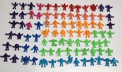 1980’s Lot Of 88 M.U.S.C.L.E Men Vintage Muscle Wrestlers Mixed Colors Free Ship