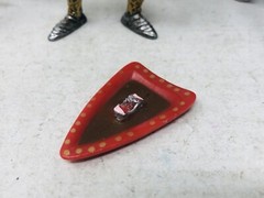2003 Schleich Knights & Horse – Red, Gold, Black Medieval Figures