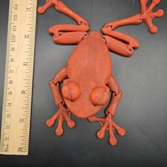 Tree Frog Articulated Figure 3D Printed Handmade Collectable – Multiple colors