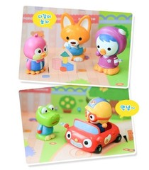 Pororo Friends Finger Puppets Figure Set Kids Role Play Toy Wonderkid NEW