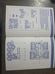 Vintage 1988 GI Joe Swampmasher Blueprint Instructions Original