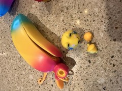 Cepia BANANAS BUNCH of 3 Peel to Reveal Animal Figures Lot