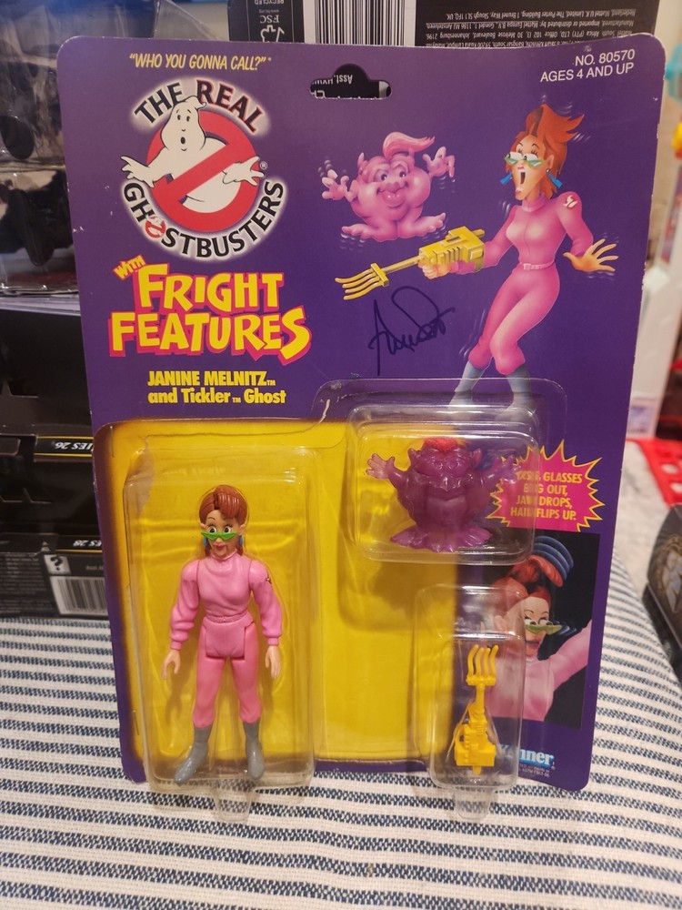 Signed Auto Annie Potts Real Ghostbusters Janine Melnitz Fright Features New