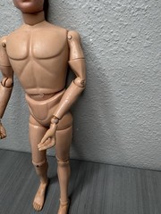 Vintage GI Joe 1964 Fully Jointed Action Figure Beige Plastic Military & Adventu