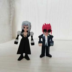 1pcs Random Final Fantasy VII FF7 Polygon Figure Cloud Mystery Box Collectible