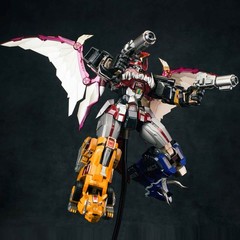 Mighty Morphin Power Rangers Megazord die cast action figure Transformable toy