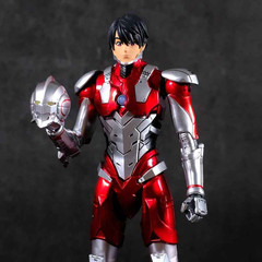 Ultraman Action Figure ZD Toy Kotaro Higashi Zero suit Tiga Suit Ace Ultra Seven