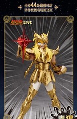 BLOKEES Saint Seiya Action Figure Aries Mu Leo Aiolia Scorpius Milo Assembly Toy