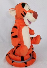 Disney Bouncing Singing Head Turns 13″ Tigger Winnie the Pooh Just Play WORKS