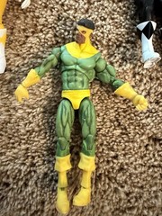 Power Rangers Black & Yellow Ranger + Marvel Falcon Action Figure Lot ToyBiz