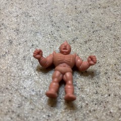 Vintage M.U.S.C.L.E. Men Lot of 5 Multi And Flesh Color Figures Mattel 80s Used