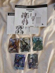 Warbotron Combaticons 3rd Party Bruticus Set (5)-WB01 Complete (Broken Wheel)