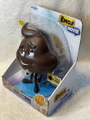 Poop Poseable Light Up Figure From The Emoji Movie- New- Bowtie Lights Up