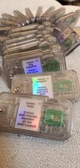 Lot Of 40 Star Wars Hard Plastic Dog Tag Neck Chain By Hasbro 1999 Collectable