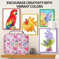 180-Color Colored Pencils Set w/ Coloring Book Eraser Sharpener for Adult Artist