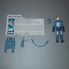 Complete Vintage 1983 GI Joe Silver Pads Grand Slam