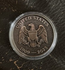 2025 RIP Final Penny / Cent Tribute Coin (With Coin Case). Minted From 1793-2025