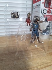 Marvel Legends Guardians Of Galaxy Vol 2 Rocket Raccoon Little Groot Mantis BAF