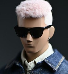 1/6 scale sunglasses H for 12″ figure dolls hot toys Phicen kumik Ganghood ❶USA❶
