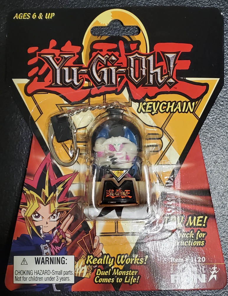 Yu-Gi-Oh! Series 1 Duel Monster Spinning Keychain Summoned Skull 1996 – NEW