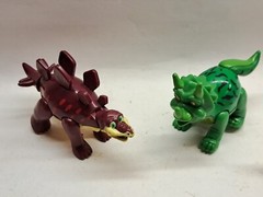 Dino Cafe T-Rex Toy Lot Jointed Posable Dinosaurs ,6 Figures Set Animated Show