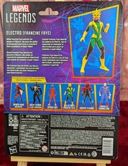 MARVEL LEGENDS ELECTRO FRANCINE FRYE 2025 RETRO WAVE 1 SPIDEY 6” FIGURE IN STOCK
