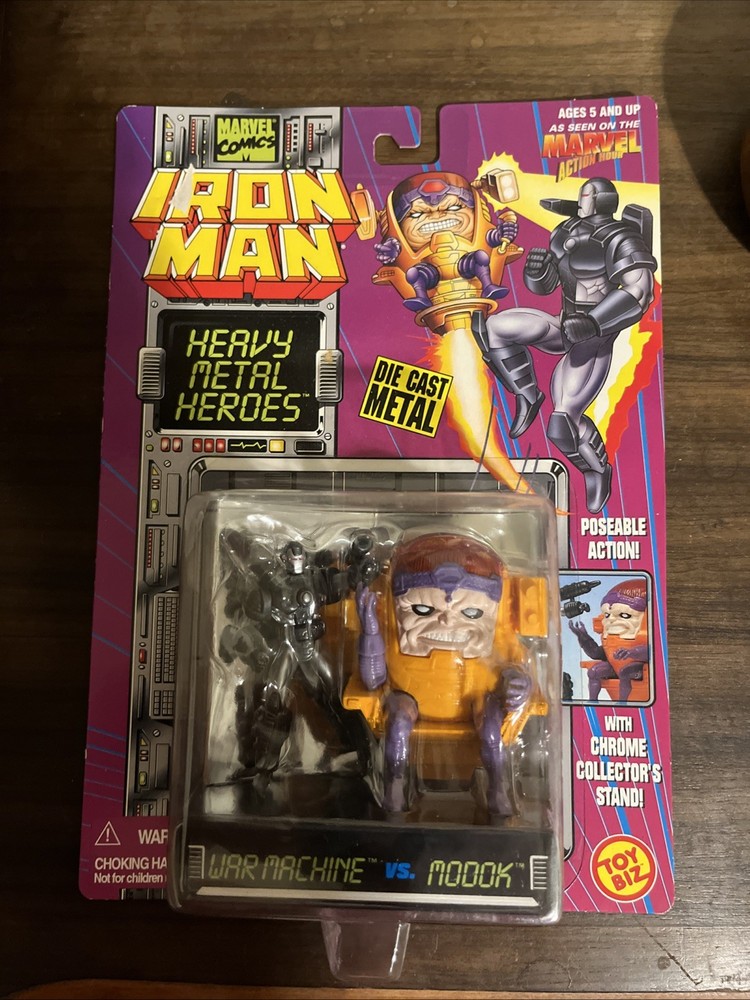 Toy Biz 1994 Marvel Iron Man War Machine vs MODOK Die Cast