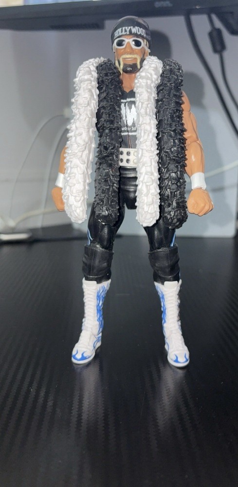 WWE Hollywood Hulk Hogan Figure Elite Series Wrestlemania w/ BAF Gene Okerlund