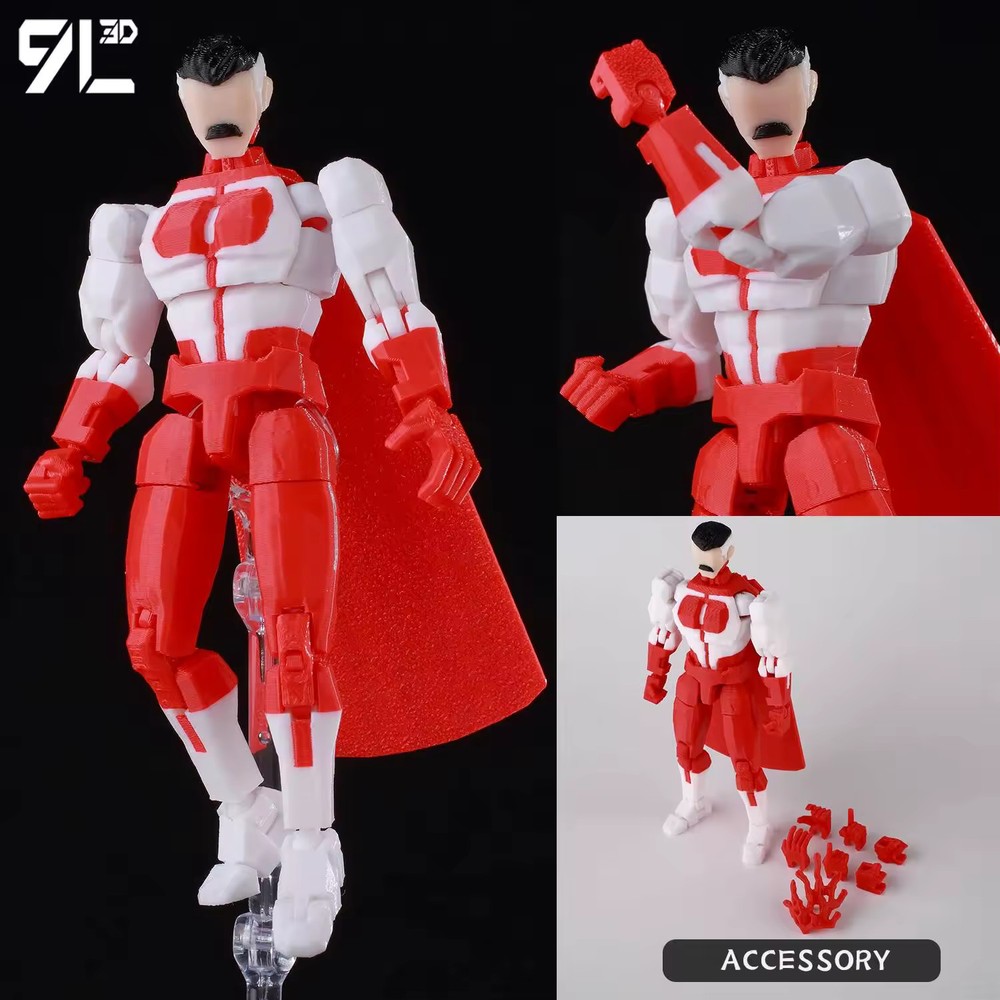 9L3D Omni Warrior Slayer Lucky13 Action Figure Dummy13 Multi-Jointed Collectible