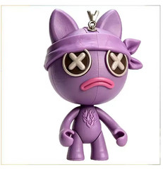 Mystery Box Animal Figure Keychain Collectible Blind Box Surprise Toy Option A5