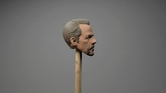 1:12 custom painted Simon Pegg, Benji from Mission Impossible head sculpt