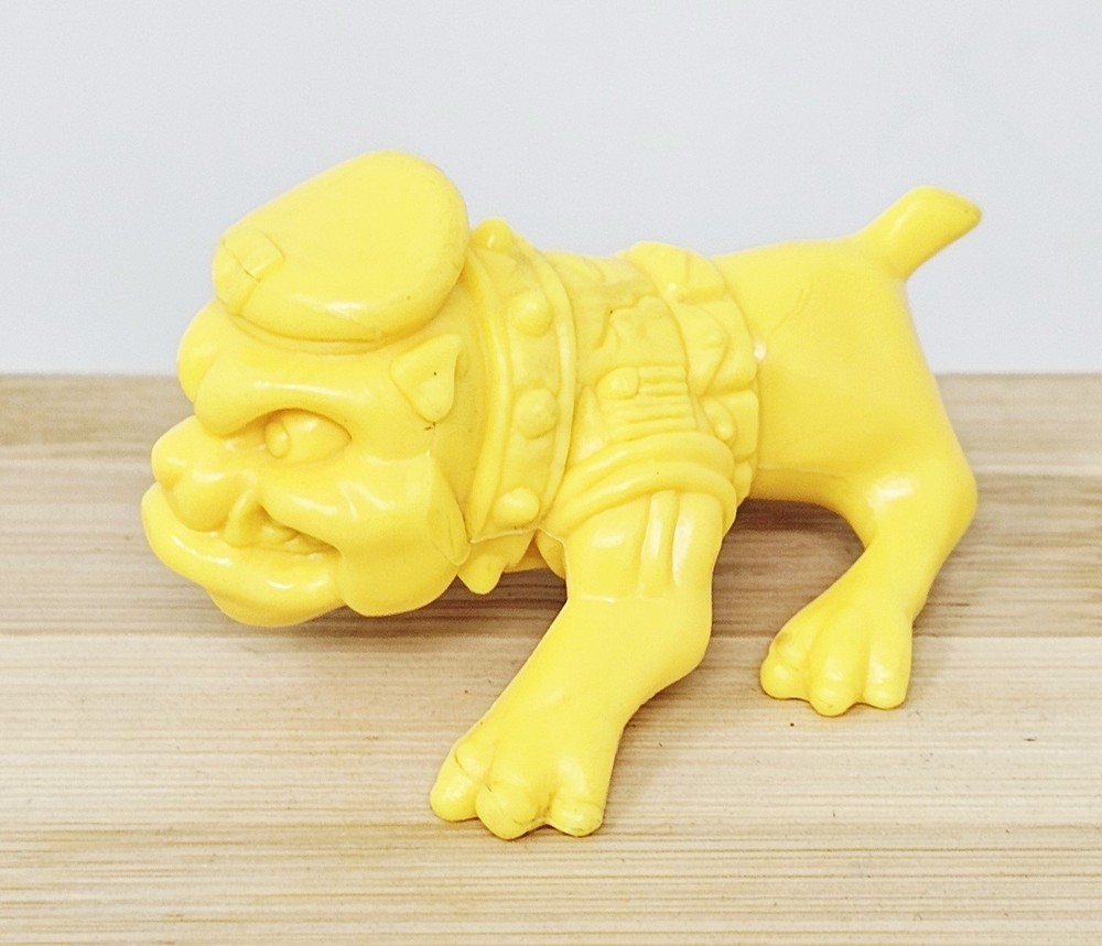 TMNT Raph the Green Teen Beret Biting Bulldog Figure Vintage Loose Yellow VGC