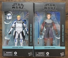 STAR WARS BLACK SERIES CLONE CAPTAIN REX 16 ANAKIN SKYWALKER 17 LOT IN HAND MIP