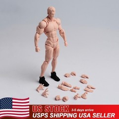 USA Wind Toys 1/12 Male Super Flexible Soldier 6″ Pale Skin Action Figure Body