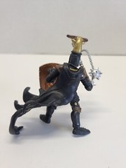 Papo Medieval Knight Action Figure Fantasy Cavalry Horse Bull Black Gold Ox Cow
