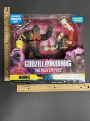 Godzilla x Kong The New Empire Kong vs Skar King Exclusive Figures New Fast Ship