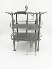 HUGE INDUSTRIAL MECH LANDING PAD 1:18 figure STAR WARS DIORAMA TOWER PLATFORM